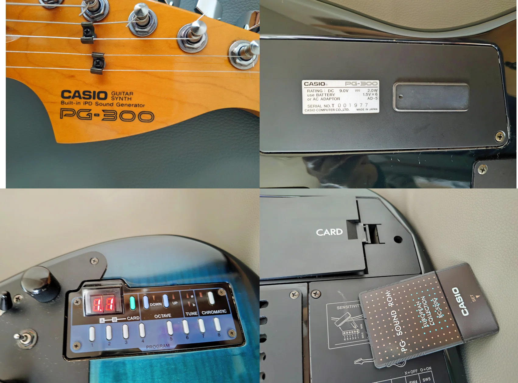愛器＃6：復活のCASIO Guitar Synth PG-300(1992)｜DUNE