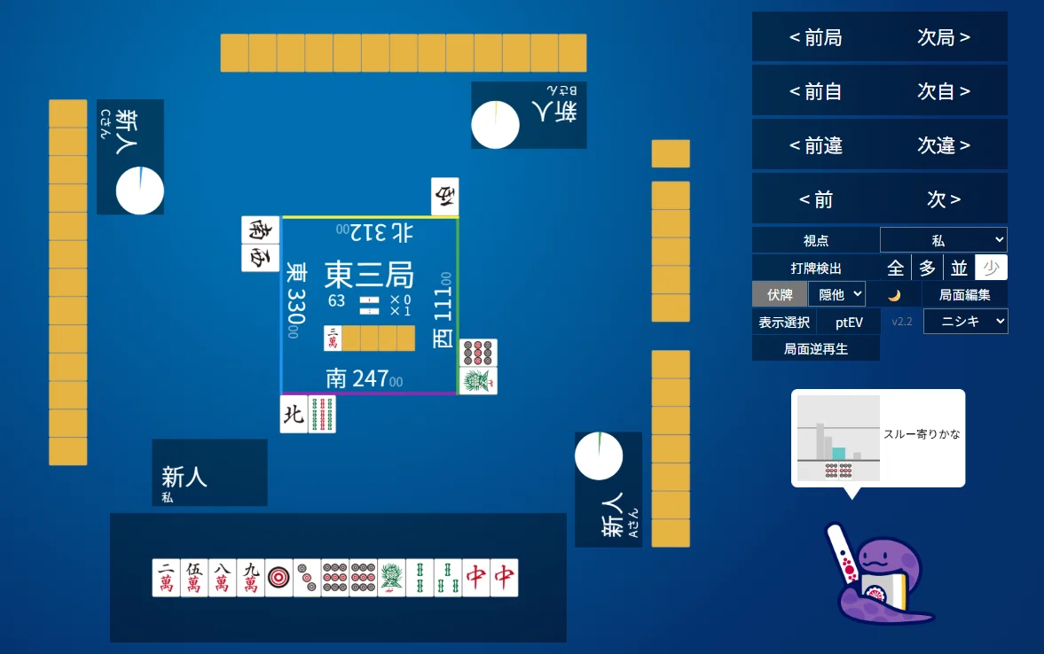 天鳳十段タッチを目指して毎日更新する麻雀note1347日(1休)｜メカZ