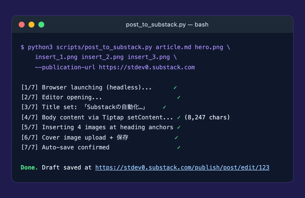 [Full Automation] How to achieve zero Substack posting time with Claude ...