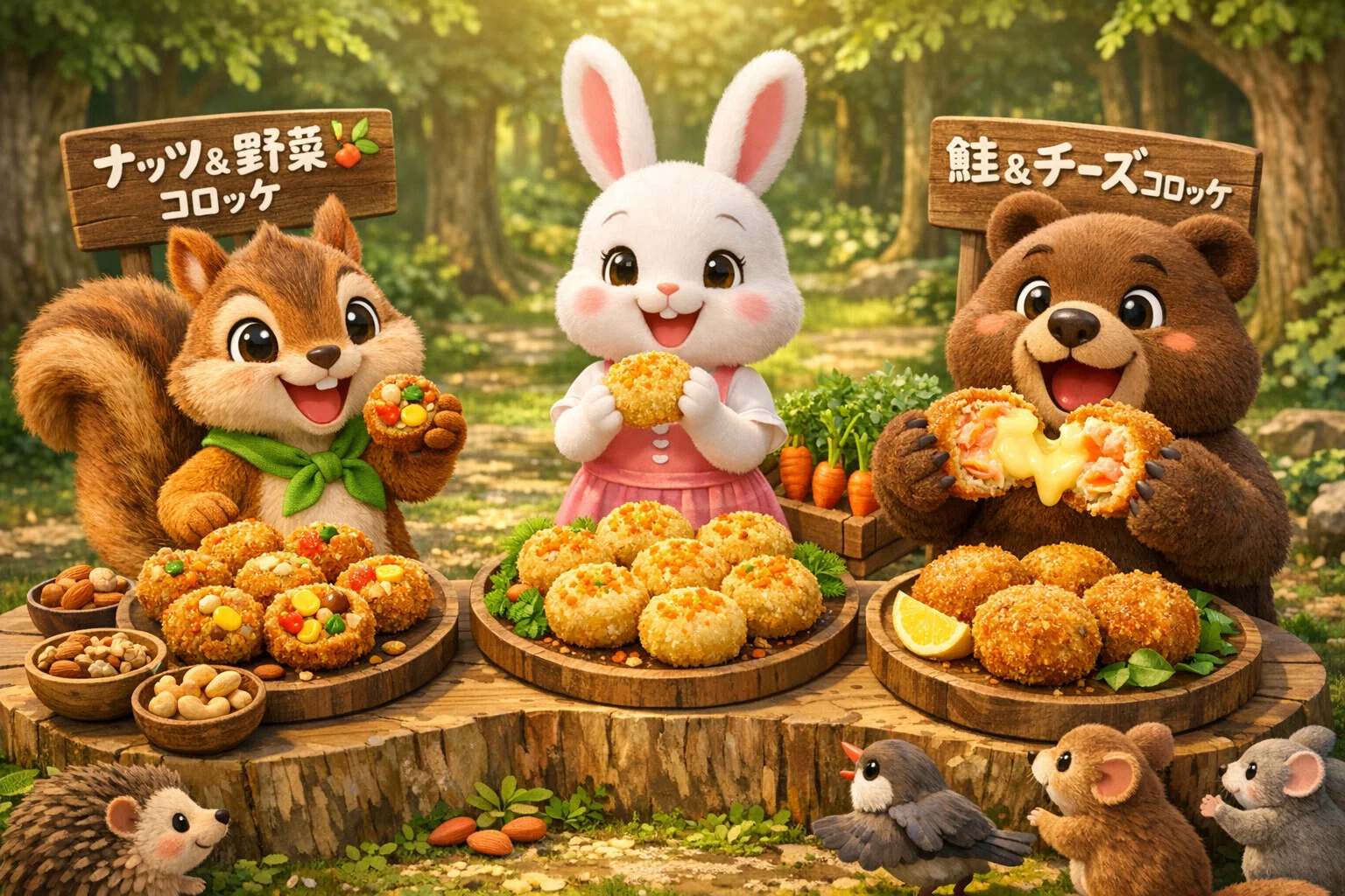 1年の進化 第193話 カリッ！ふわっ！とろ～り！ ～森のおやつ対決