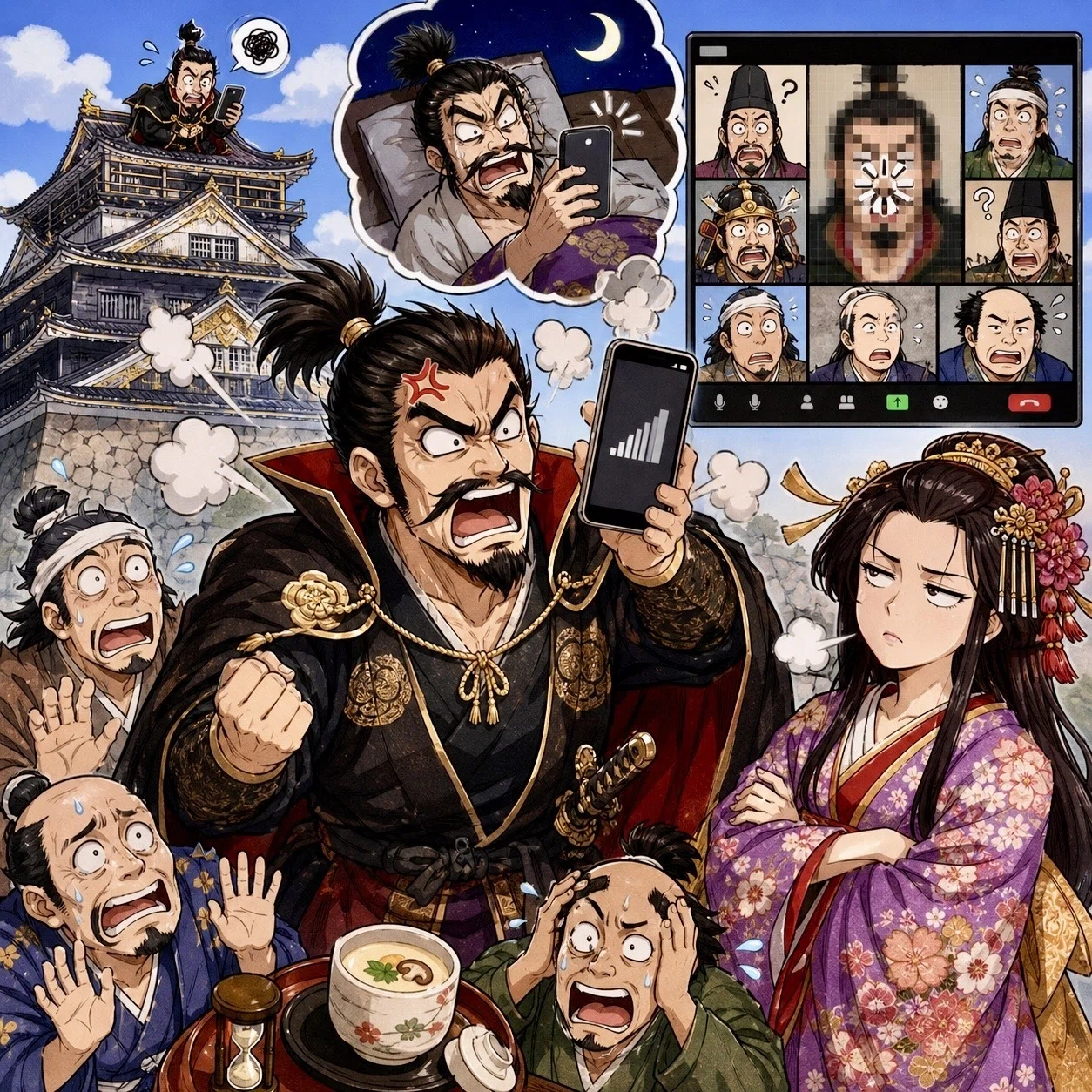 天下布武、電波あり。織田信長、楽天モバイルと契約するの巻（第1回/全