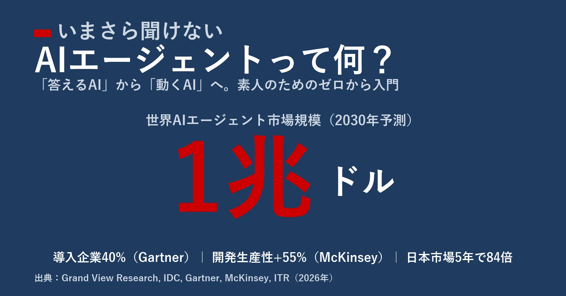 完全解説】いまさら聞けない。AIエージェントって何？素人のためのゼロ
