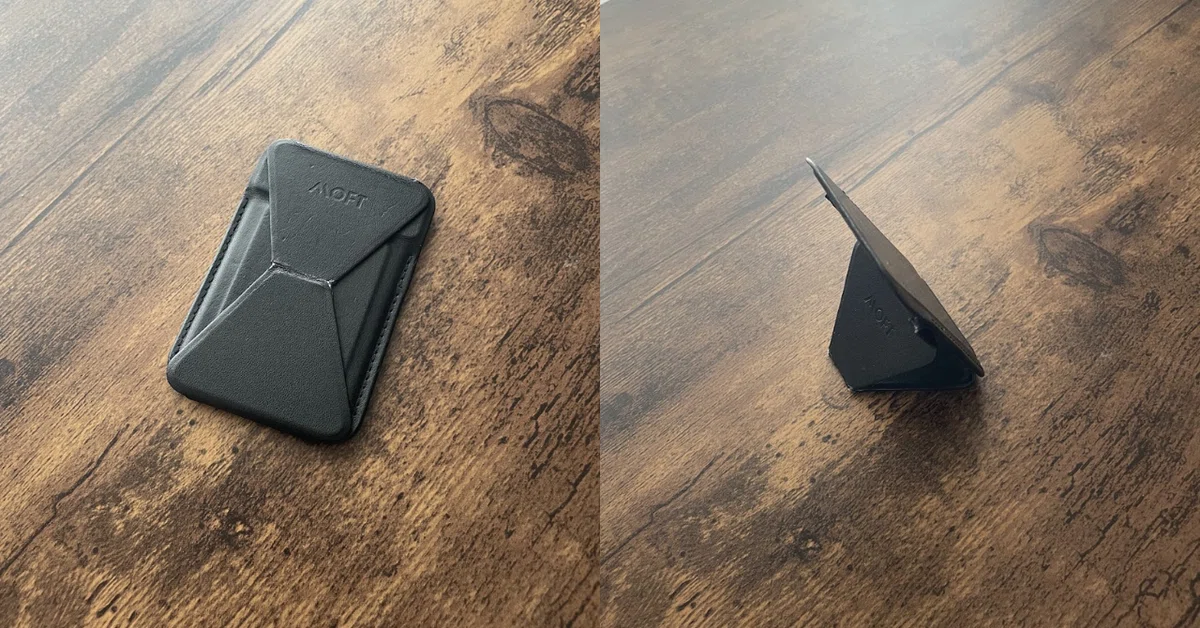 財布代わりに使えるMOFT MagSafe対応スマホスタンド