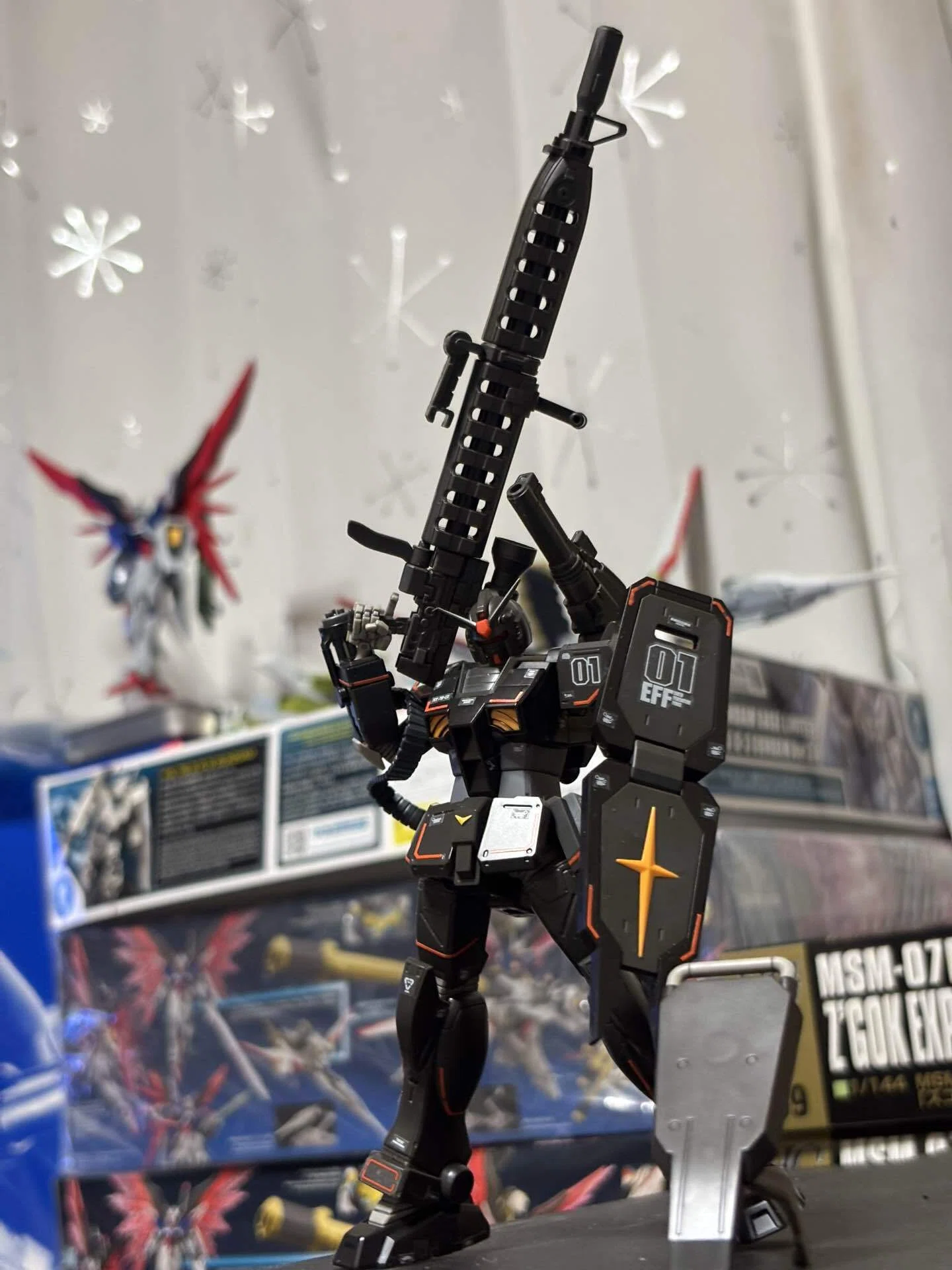 HG ガンダムFSD（ロングレンジ・ビームライフル装備）｜完成報告｜らい