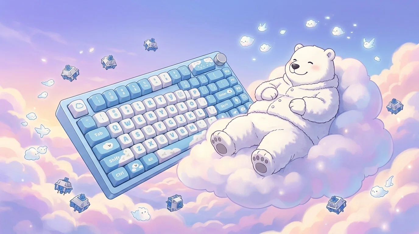 🌊PCキーボード・青の系譜｜🌧️Rainy75周りの水色ルートを辿る✨｜る