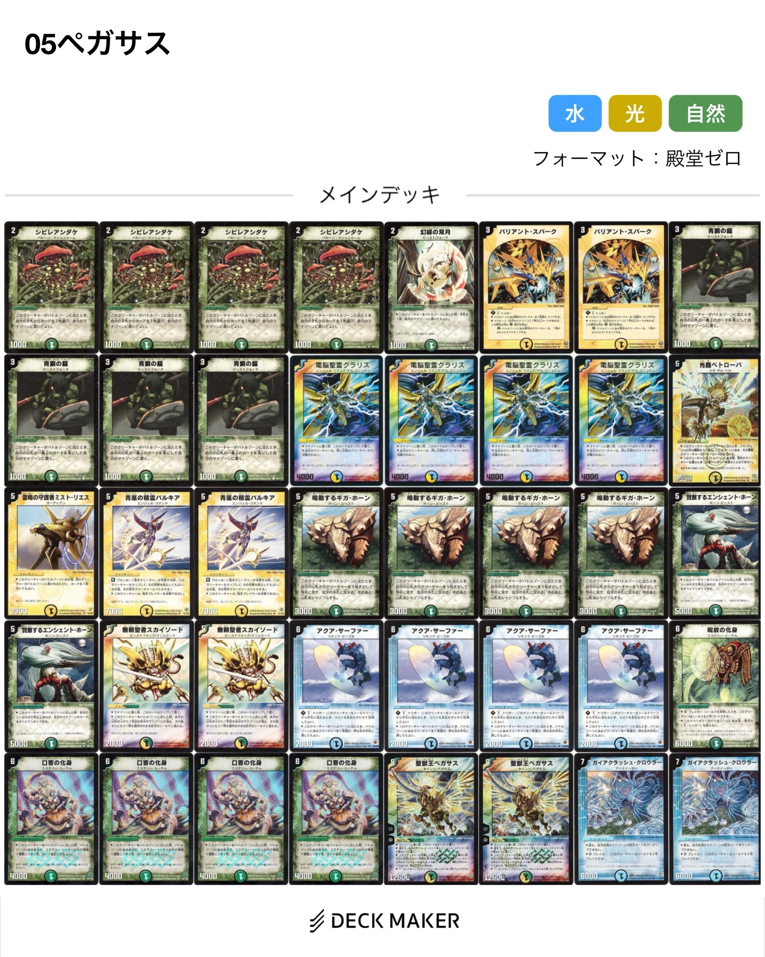 俺的”デュエマクラシック05“ファンデッキ”集！〜多色編〜｜スガサワ