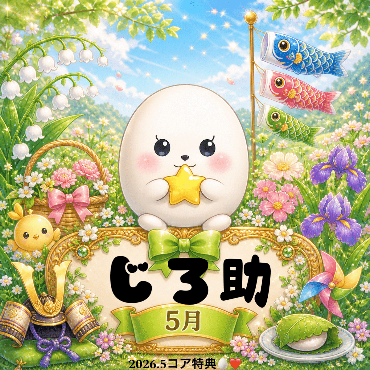 2026.5月コア特典🥚❤️|たまごちゃん 2026.5月コア特典🥚❤️|たまごちゃん