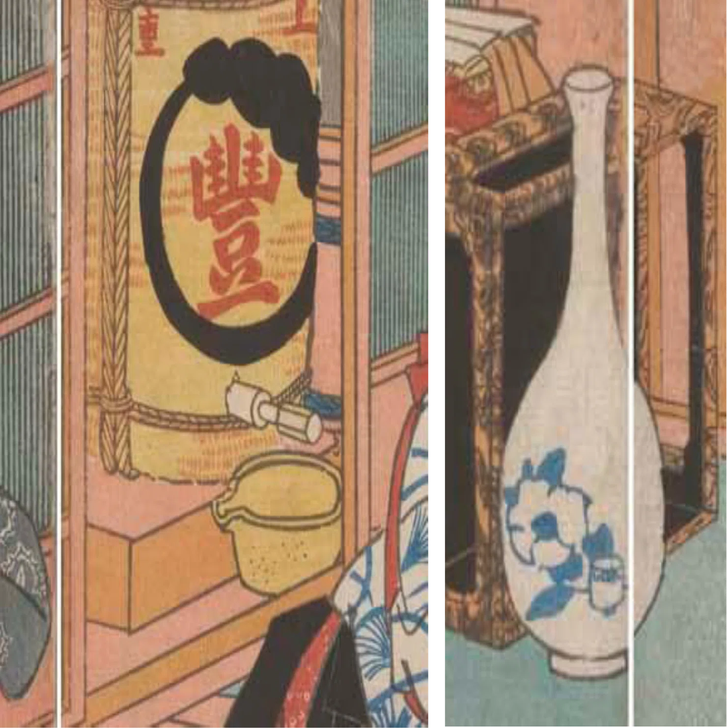 今日は「こどもの日」！柏餅のある浮世絵―三代歌川豊国《皐月》1844年 