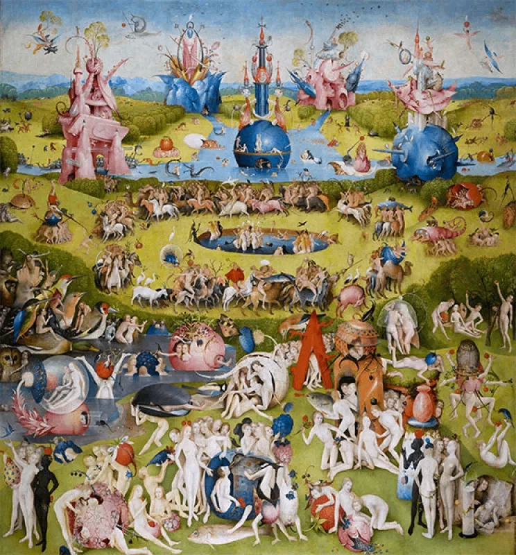 The Garden of Earthly Delights, c.1490/00 Hieronymus Bosch (c.1450