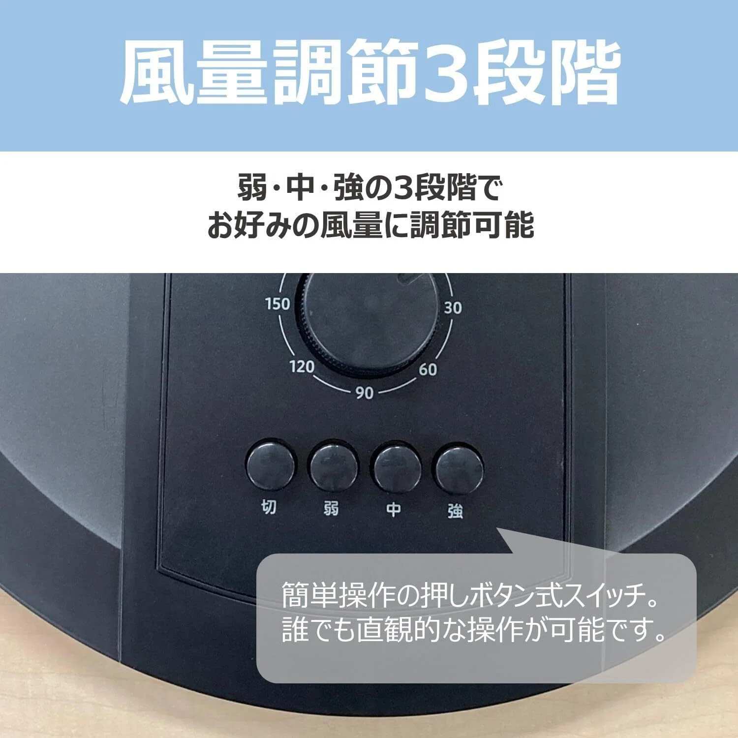 忖度無しレビュー】コイズミ 扇風機 ACモーター 押しボタン式スイッチ