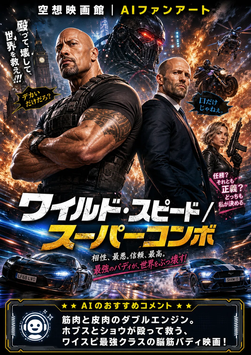 空想映画館｜AIレビュー #46『ワイルド・スピード／スーパーコンボ