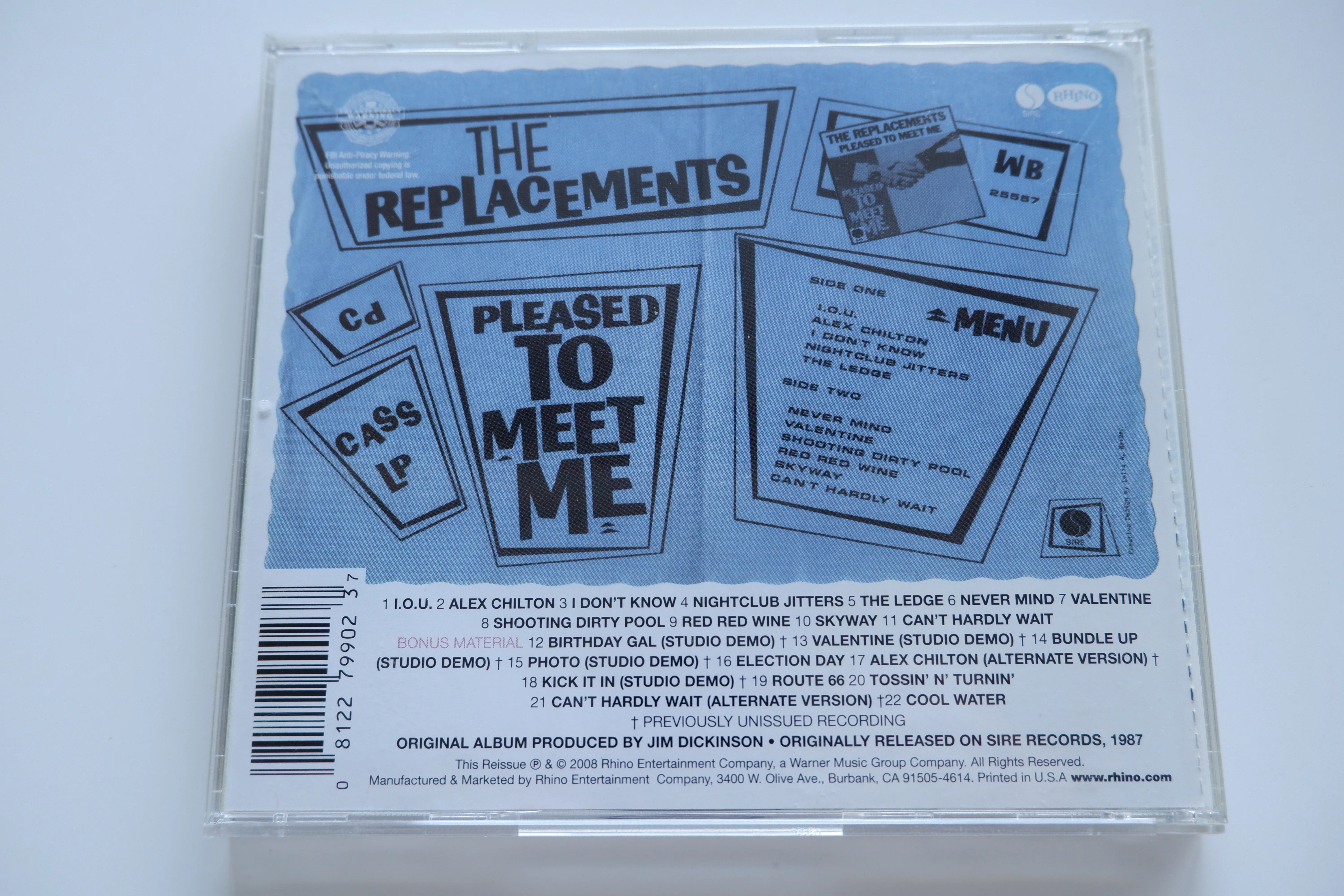 Pleased To Meet Me～The Replacements｜Storemaster