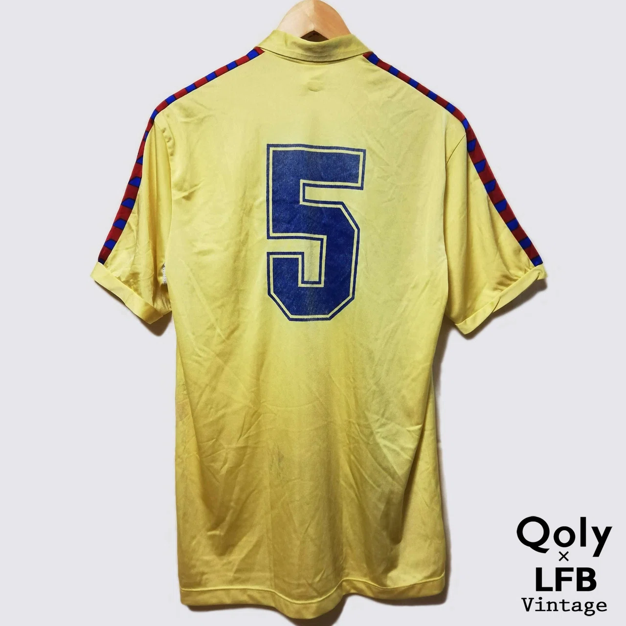 当時物 80s バルセロナ(H) MEYBA M1625ｍ MEYBA時代のバルセロナ！80年代の「実着用」ユニフォーム｜Qoly LFB
