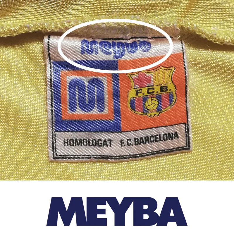 MEYBA時代のバルセロナ！80年代の「実着用」ユニフォーム｜Qoly LFB