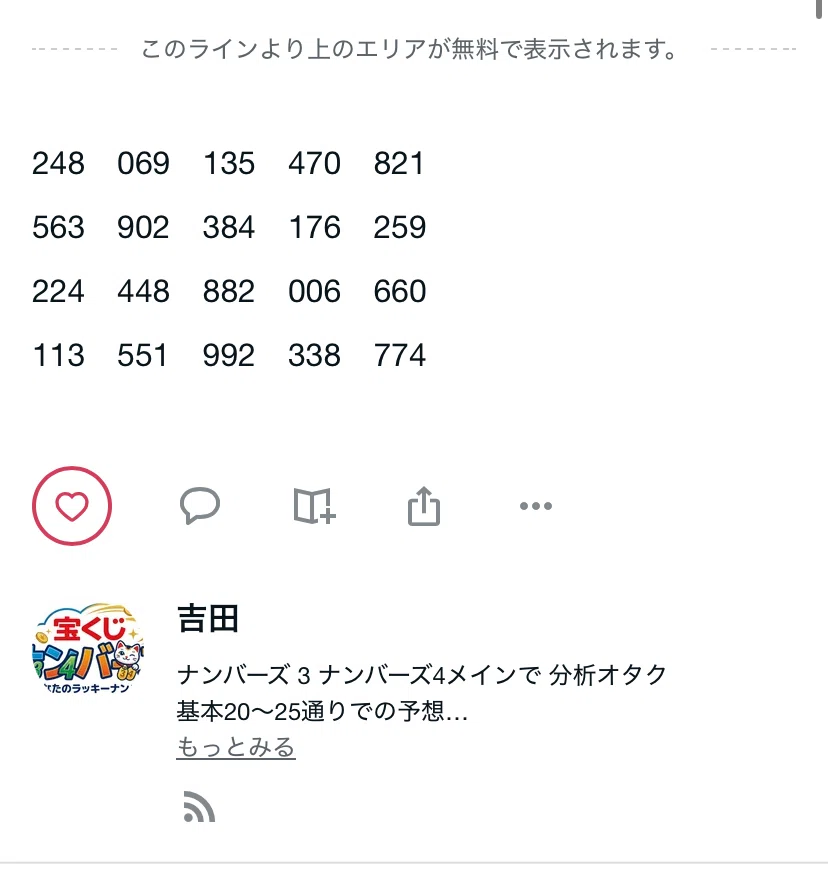 ナンバーズ3＆4 攻略ツール＋テクニック 「ラスト出品」 達人・天野幹夫のナンバーズ3＆4 マニアックデータで当てる方法