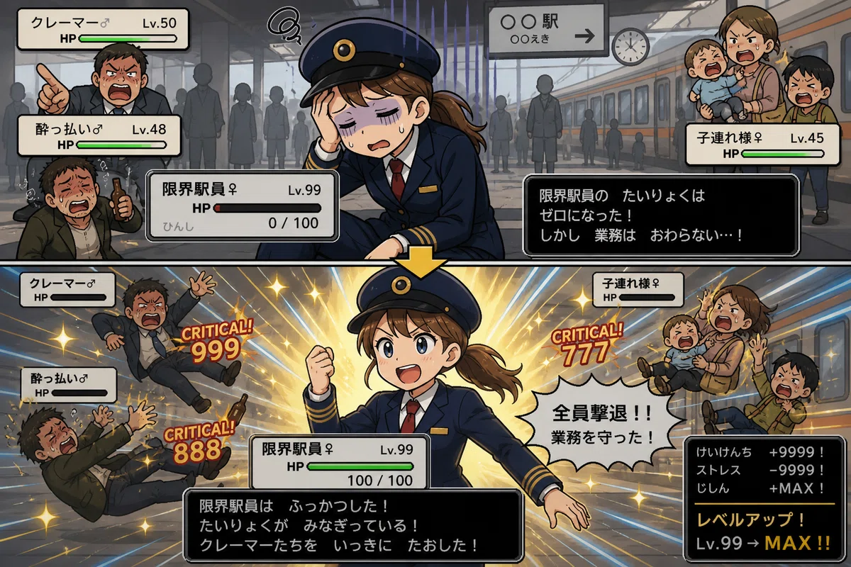 人混みに絶対近づきたくない駅員の休日👩🏻‍✈️⛅️なんちゃっ