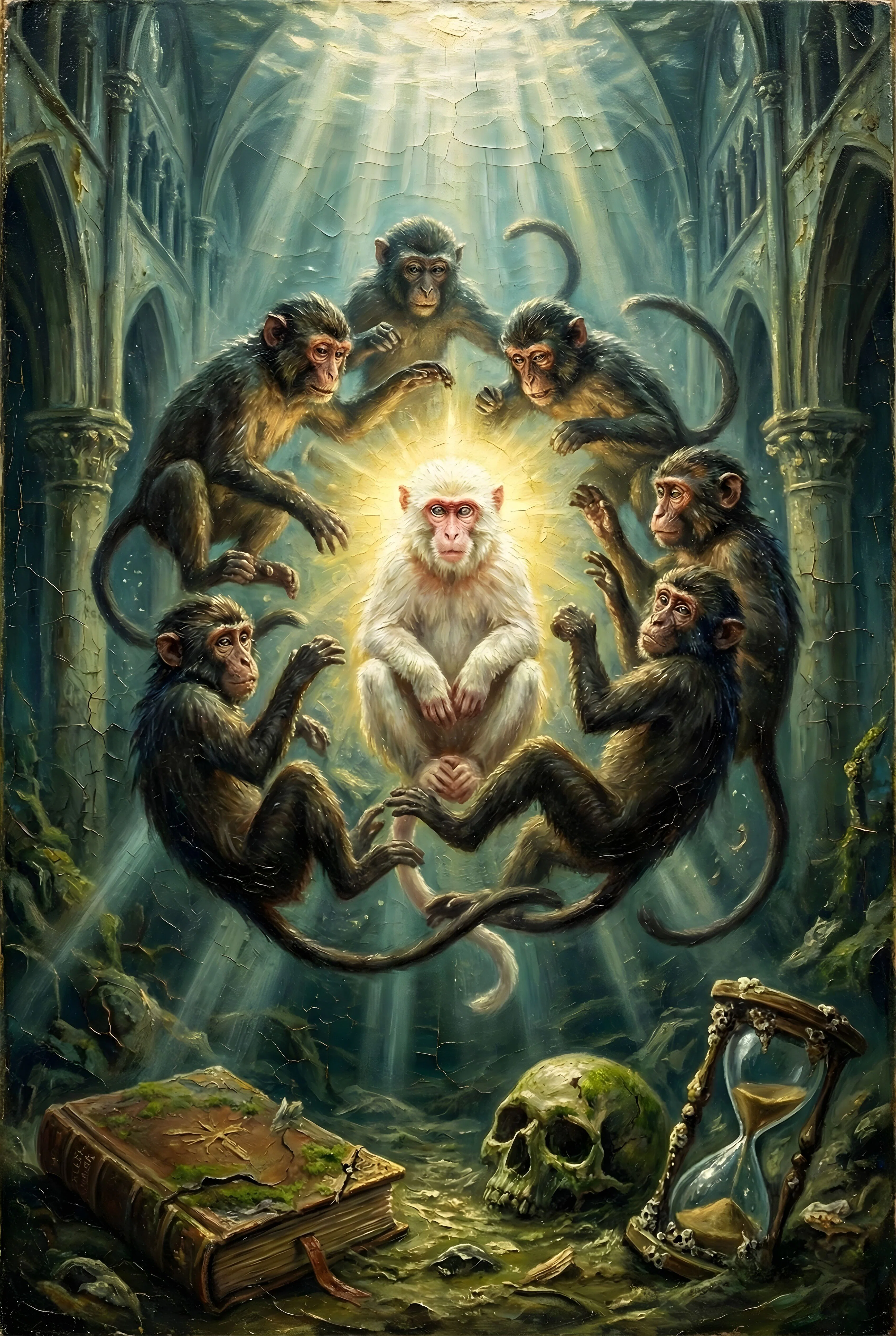The Visionary Painting 'Monkey Aquarium' That Slept for 300 Years