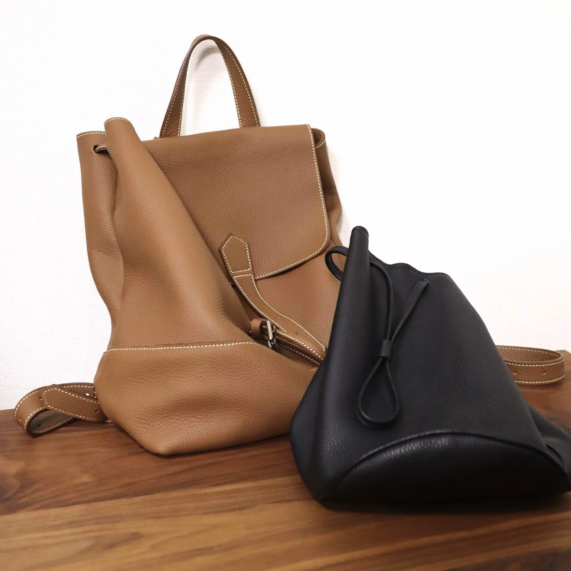 ビンテージ Charles et Charlus 本革 レザーリュックサック！ ビンテージ Charles et Charlus 本革 レザーリュックサック！ Fashion