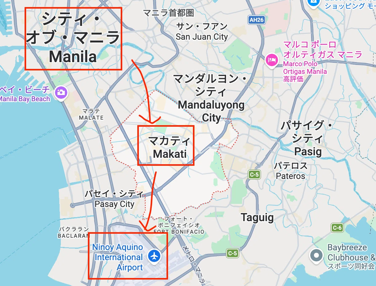 前知識ゼロで行くマニラ体験記 Part8. マカティに泊まって夜の雰囲気を