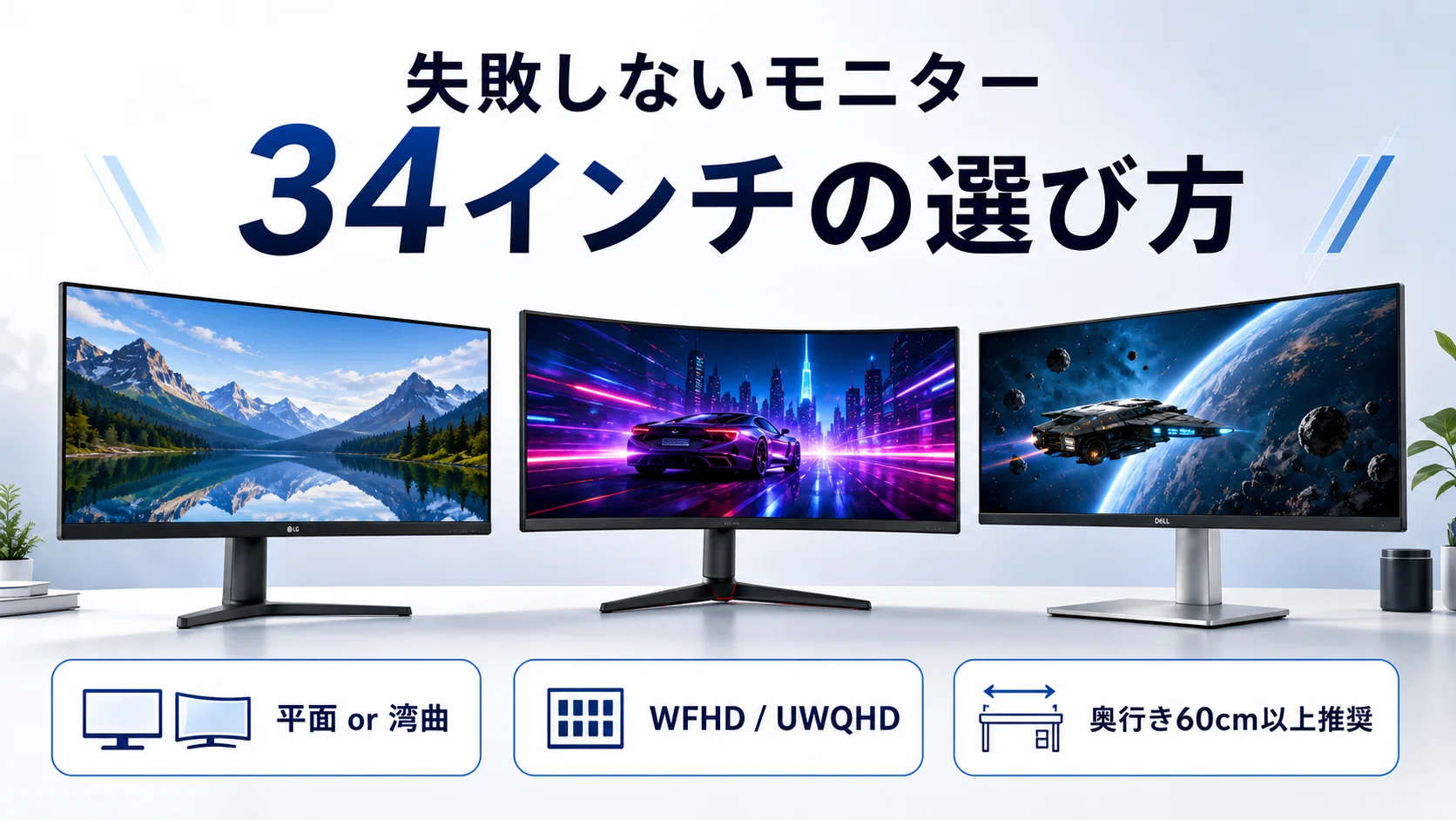 失敗しない！34インチモニターおすすめ5選｜初心者向け厳選モデル