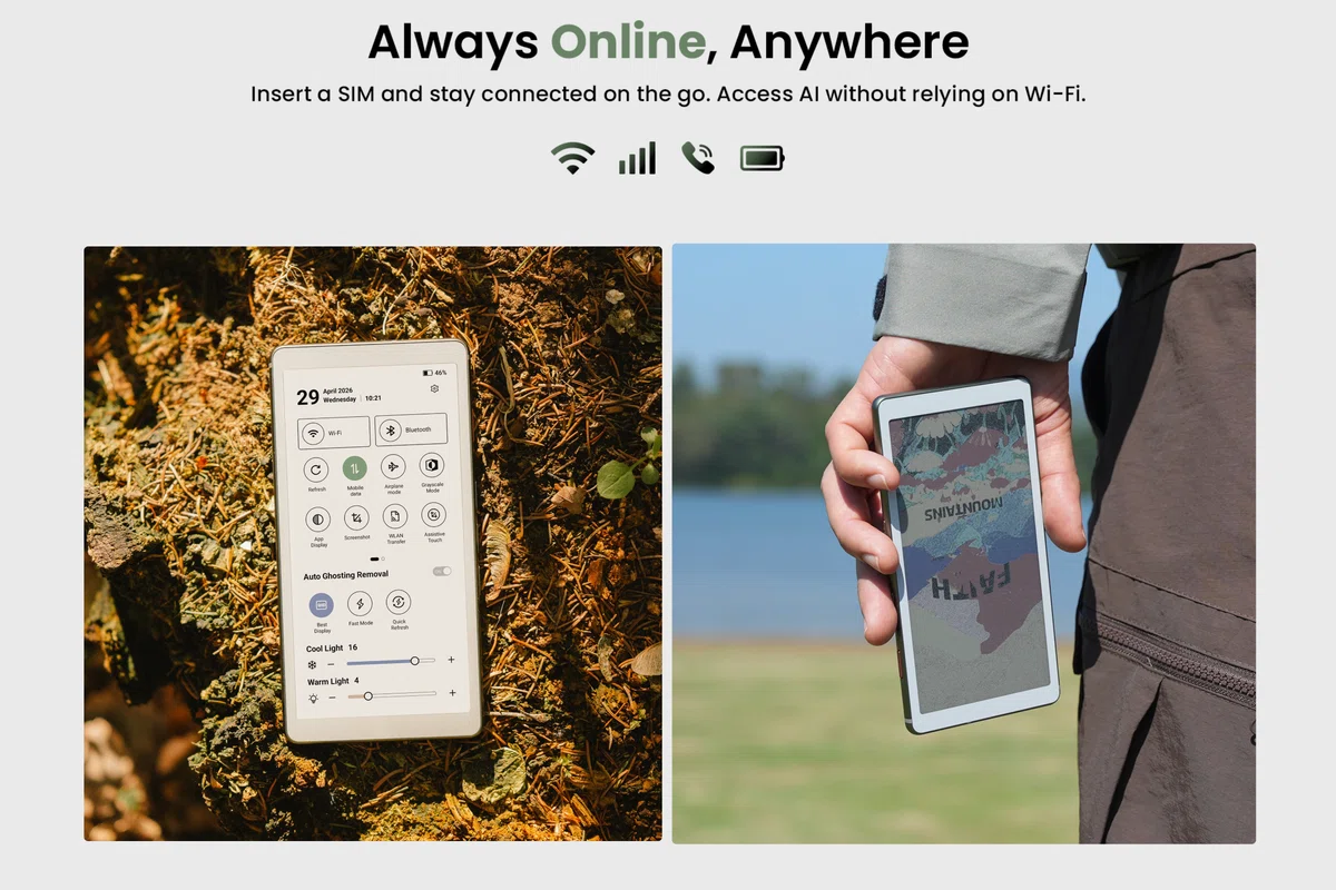電子ペーパースマホ？「Viwoods AiPaper Reader C」が気になる｜やほお