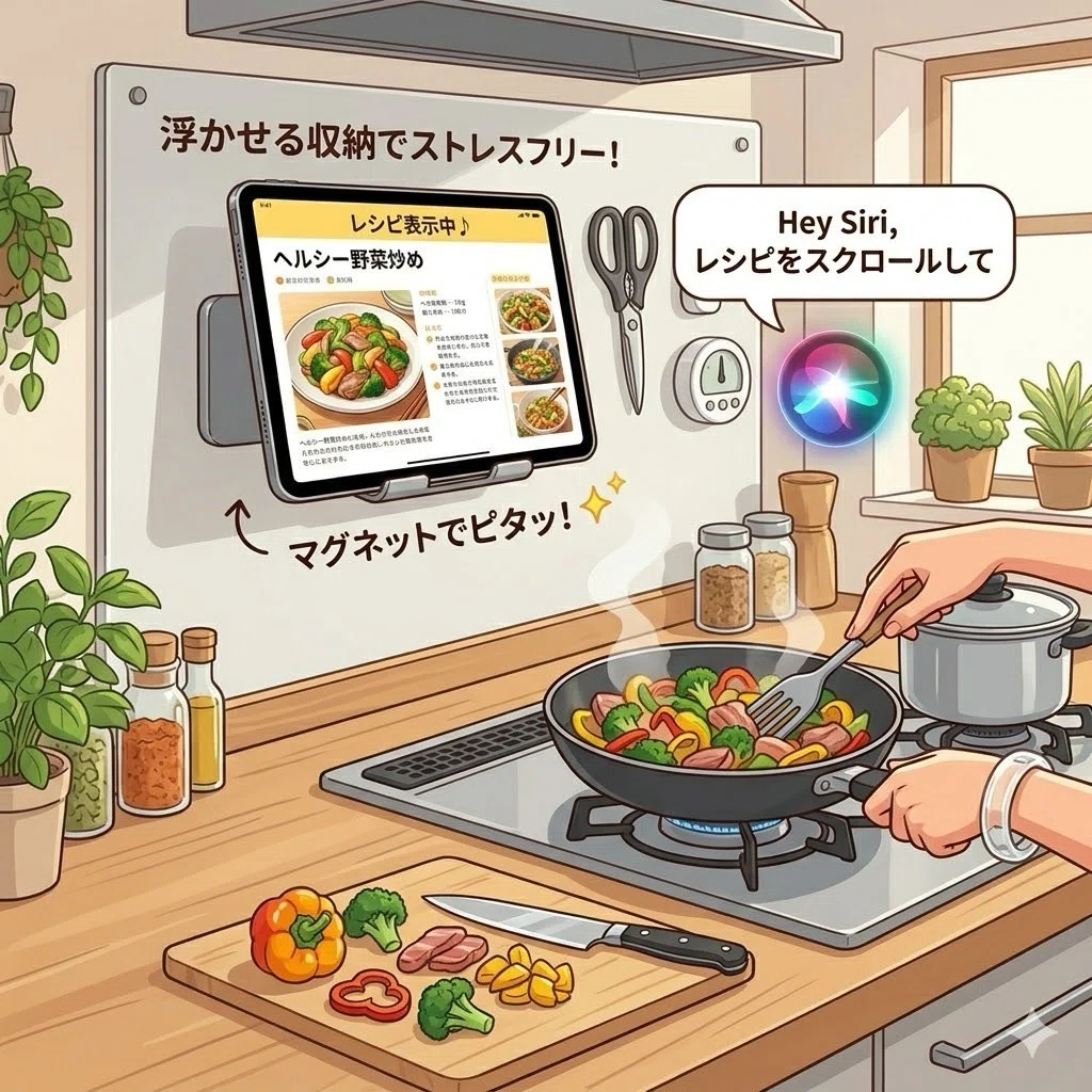 ??【2026年最新】キッチンに立つのが劇的に楽しくなる?✨「専用iPad 
