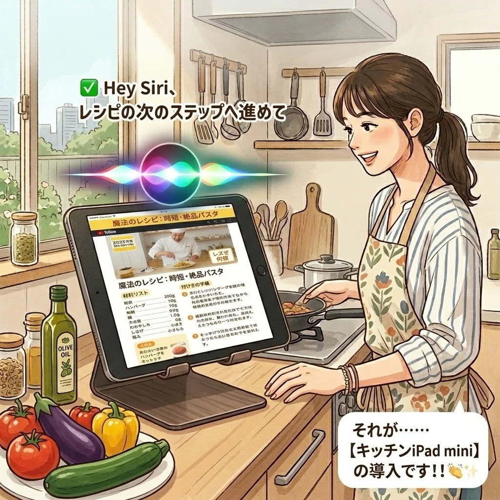 ??【2026年最新】キッチンに立つのが劇的に楽しくなる?✨「専用iPad 