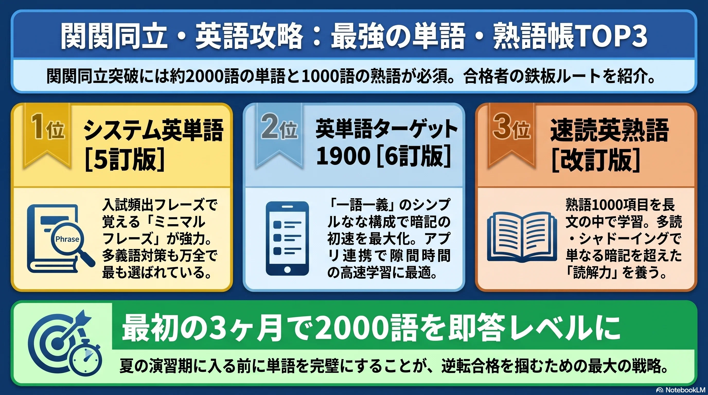 オススメ参考書ベスト3】｜KKDRオンライン英語塾