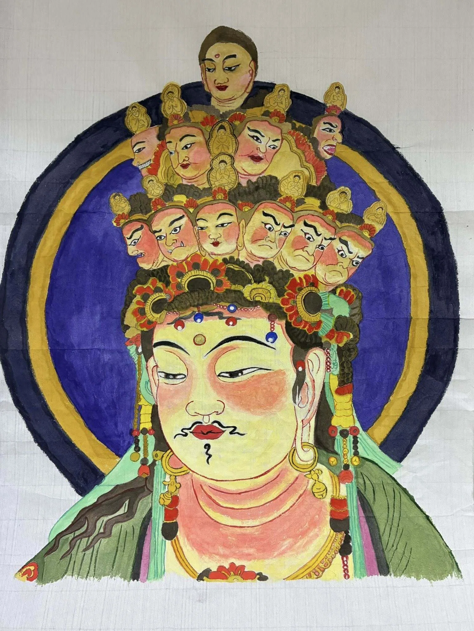 大阪西区民センター教室の皆さんの作品 [仏画曼荼羅アート] Artwork by
