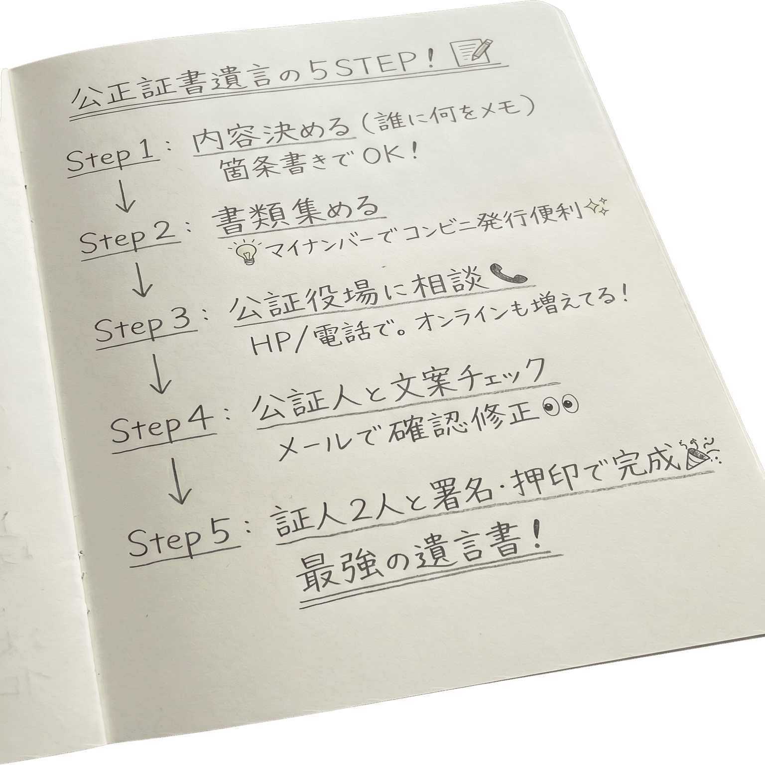 第19回：公正証書遺言、実際に作ってみよう！5ステップ完全ガイド【お