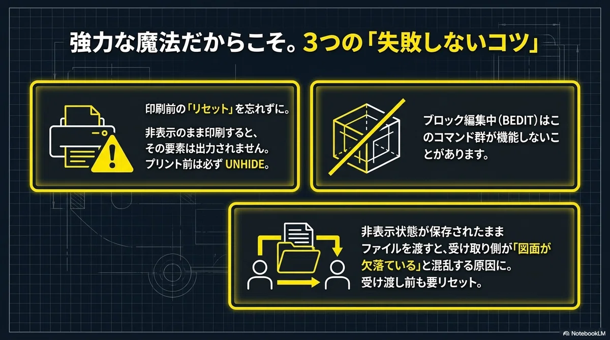 HIDEOBJECTSで邪魔なオブジェクトを一時非表示にする方法｜K3 Works