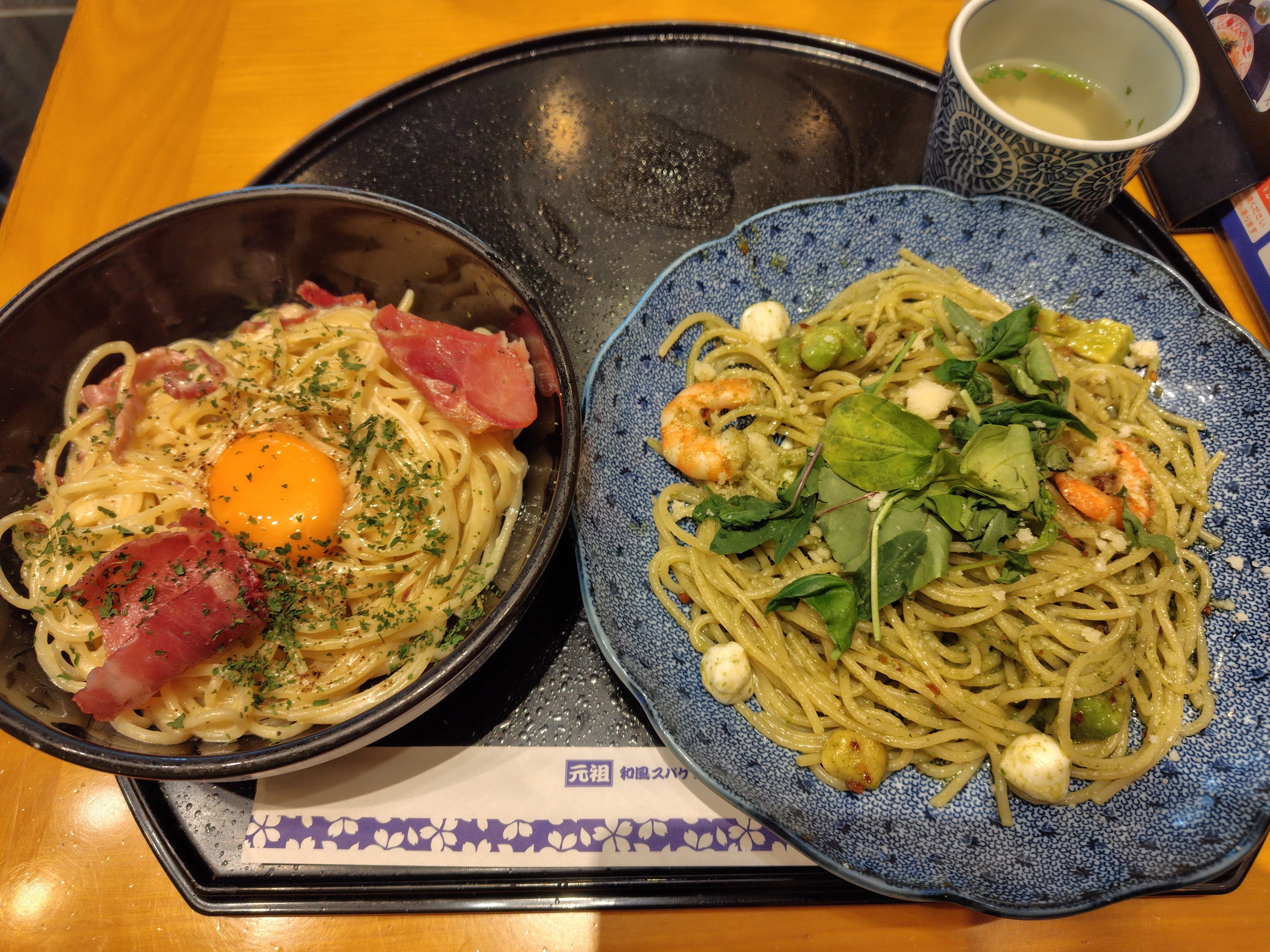 洋麺屋五右衛門】お箸で食べる創作パスタ🍝ランドマークでサラダバー