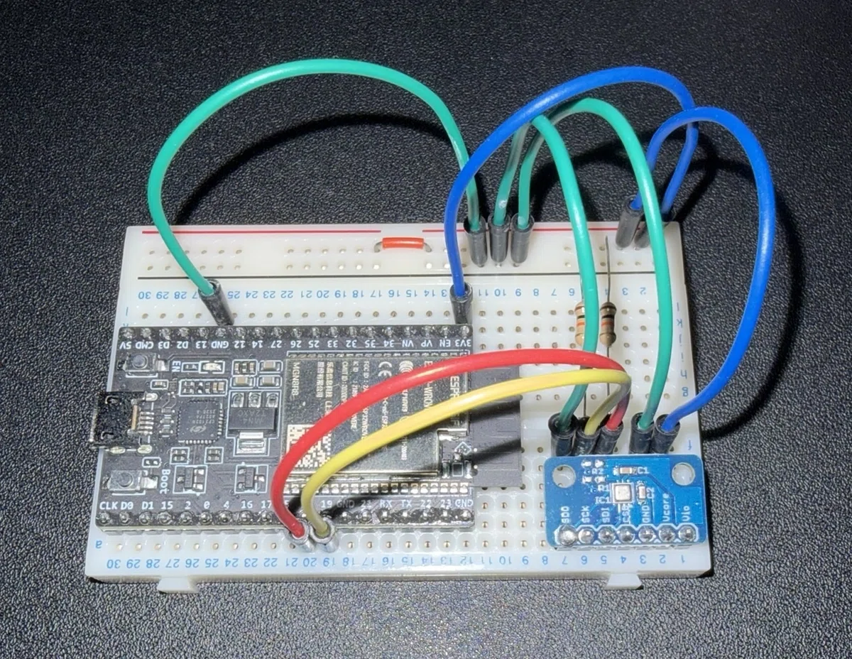 Acquiring temperature/humidity/pressure with an ESP32 board｜さとう