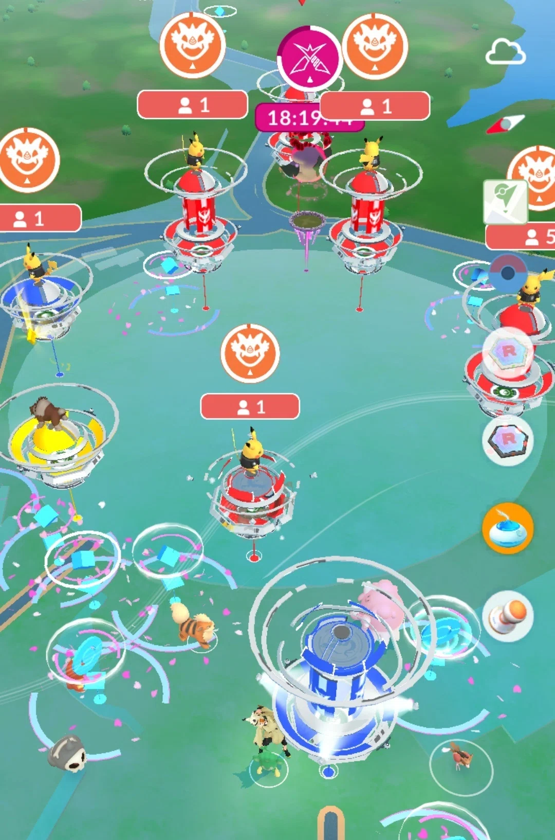 ポケモンGO】ベルーナドーム（チケット無し民）参戦！｜なめねこ