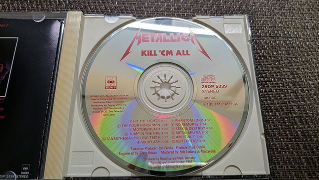 メタリカ『Kill 'Em All』日本盤 25DP-5297 の深淵を覗く｜YASUMETAL