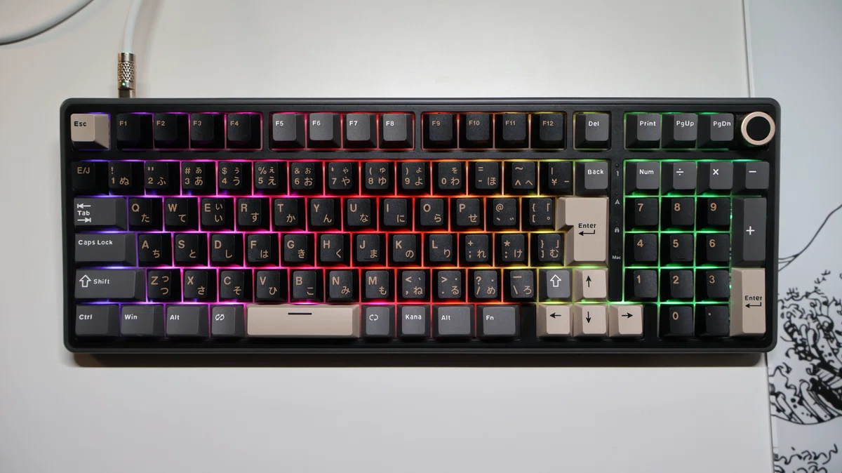 RK ROYAL KLUDGE R98 Proレビュー｜ちょうどいい全部入りな高コスパメカニカルキーボード｜ほしのだいすけ | ガジェット | 育児