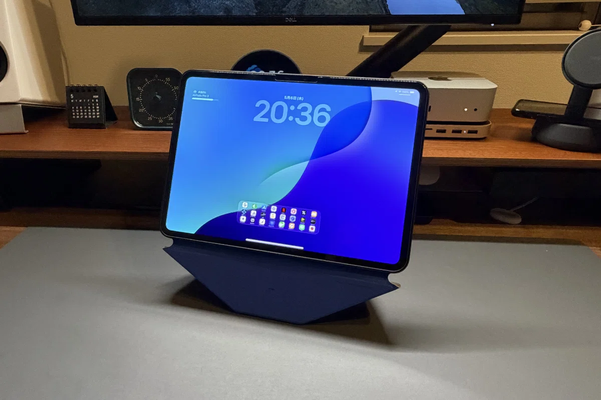 MOFTダイナミックフォリオレビュー! 読書・動画・Apple Pencilが捗るiPadフローティングケース