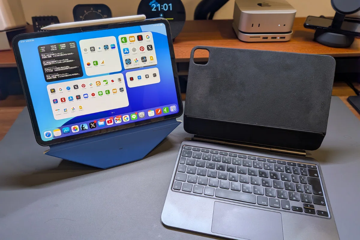 MOFTダイナミックフォリオレビュー! 読書・動画・Apple Pencilが捗るiPadフローティングケース