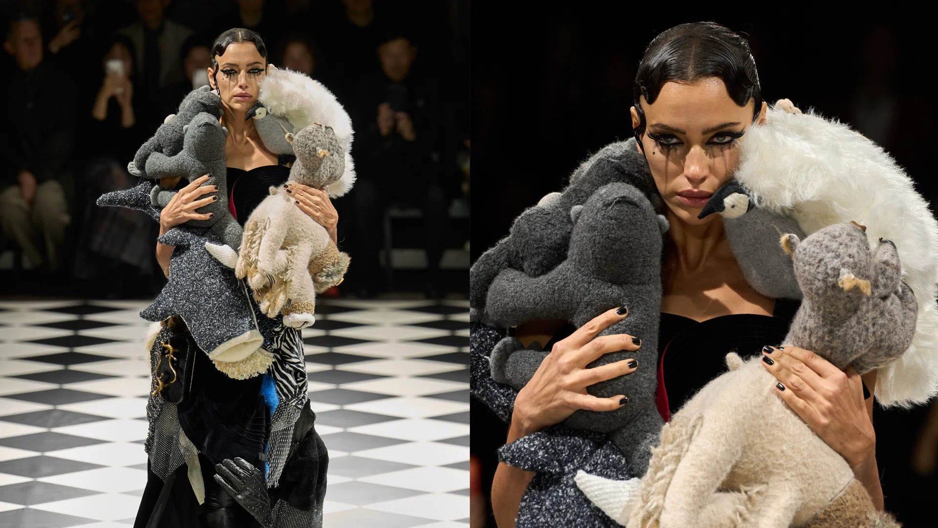 【フォロー割あります】 JUNYA 5枚セット 涙のメイクと、ぬいぐるみ——JUNYA WATANABE 2026AWに寄せて｜ツキヤマ