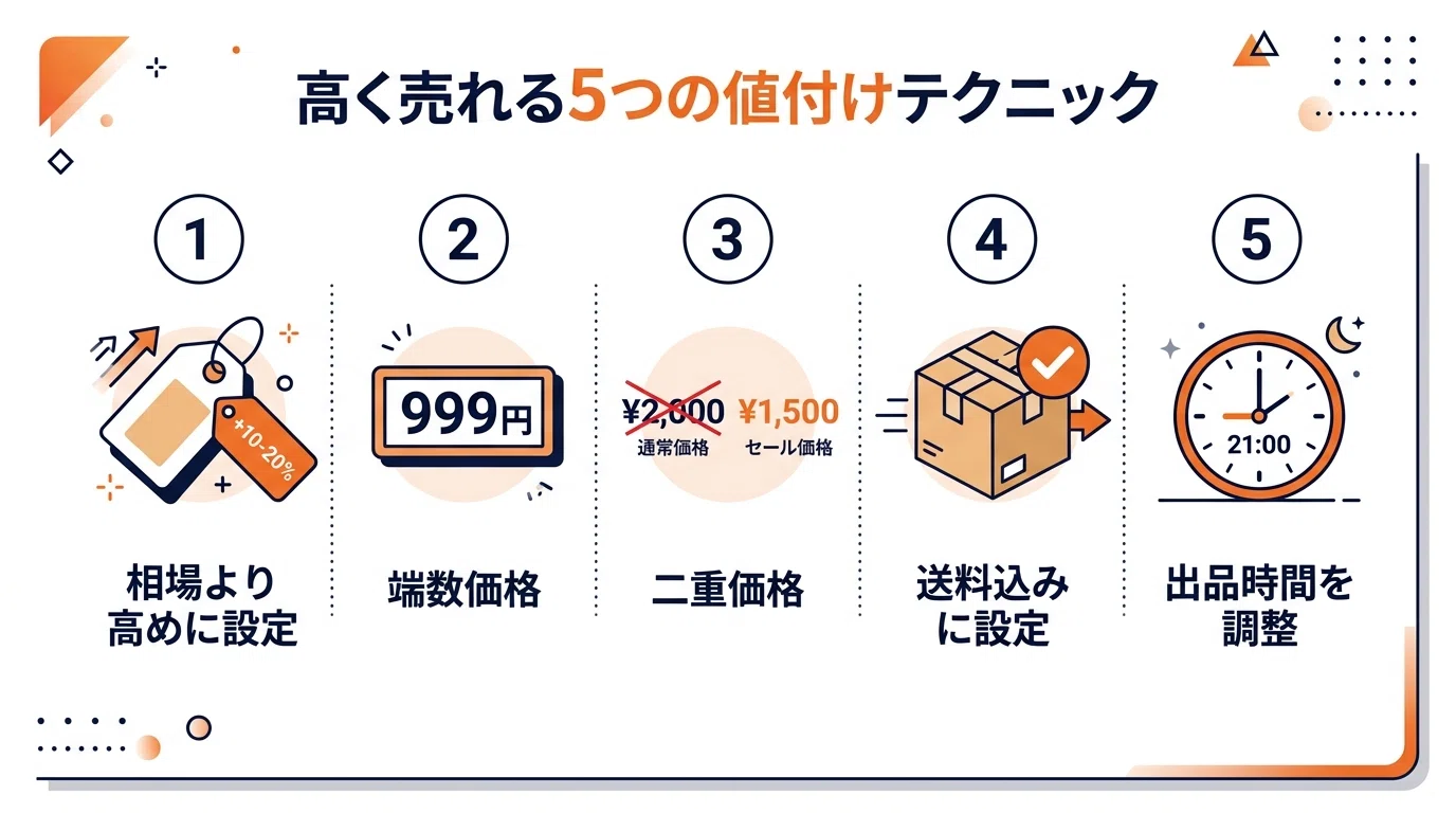 メルカリの値付け術｜高く売れる価格設定の5つのテクニック｜ゼロスタ