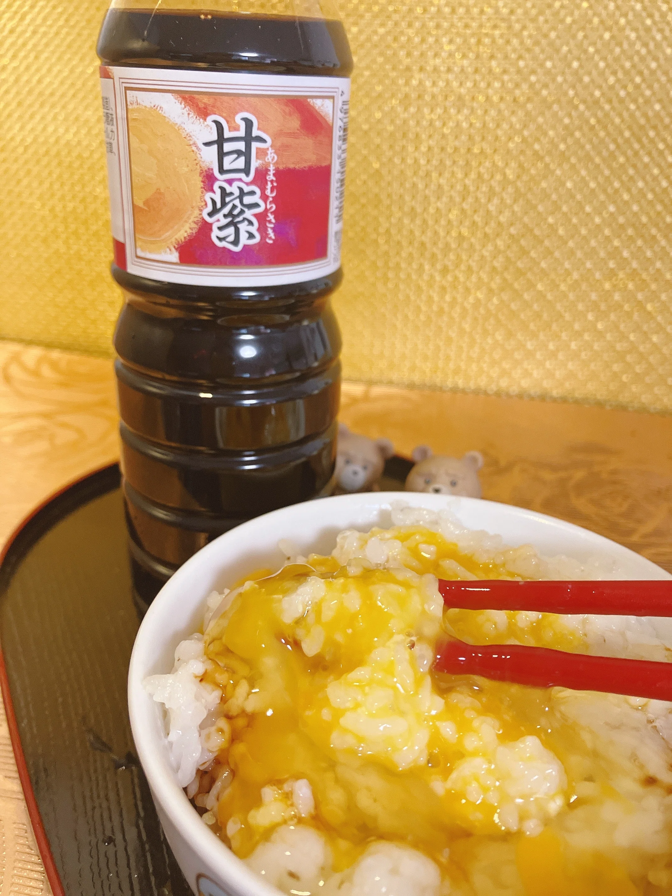 醤油の概念が変わる！？「甘紫」宮崎の超甘口醤油で最高のTKGを食す【食レポ】