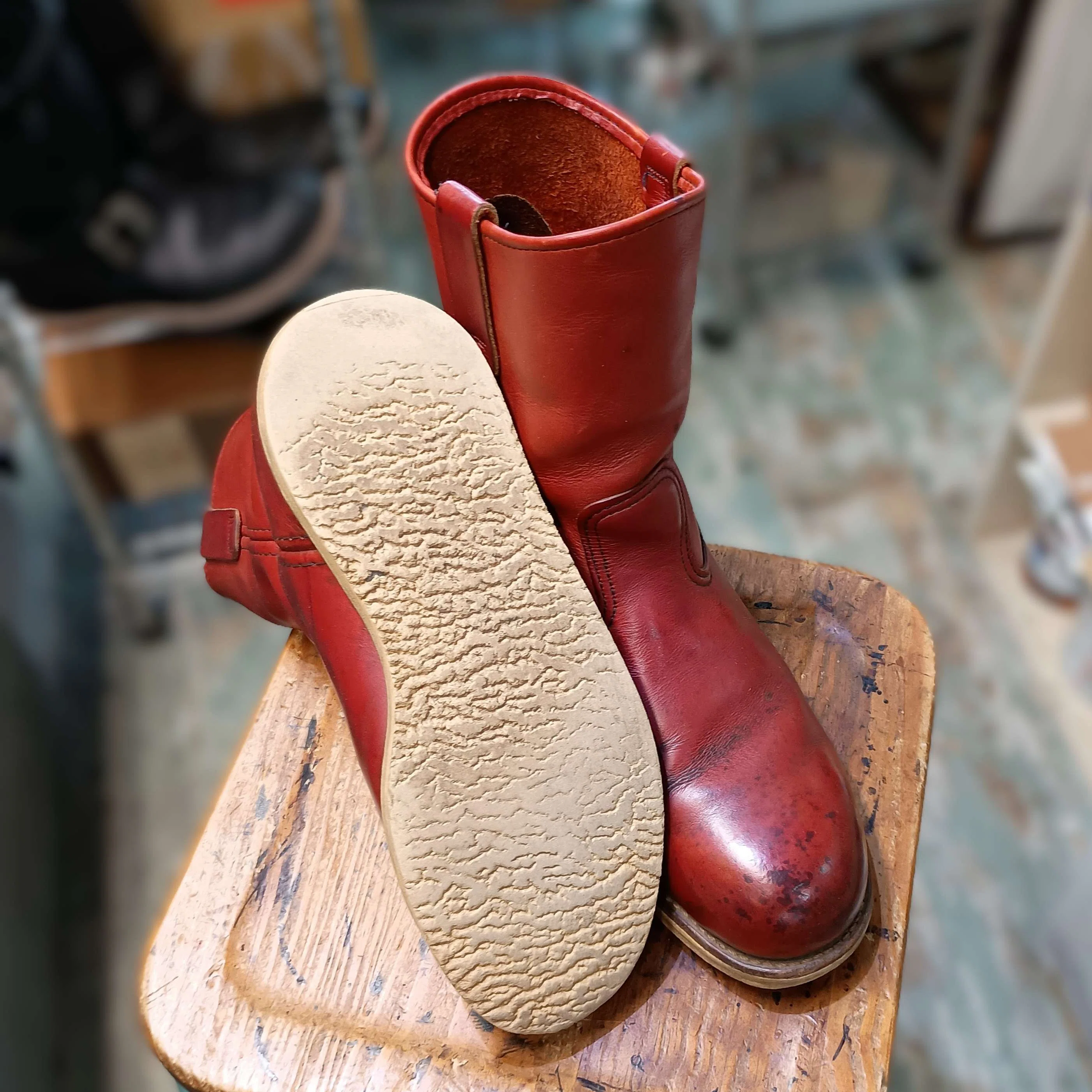 Resole/ソールカスタム】Red Wing#2276+vibram#4014｜CREA Repair