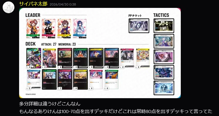 クロスタ】紡木こかげと歩んだCC♯2レポート｜霧矢まふゆ