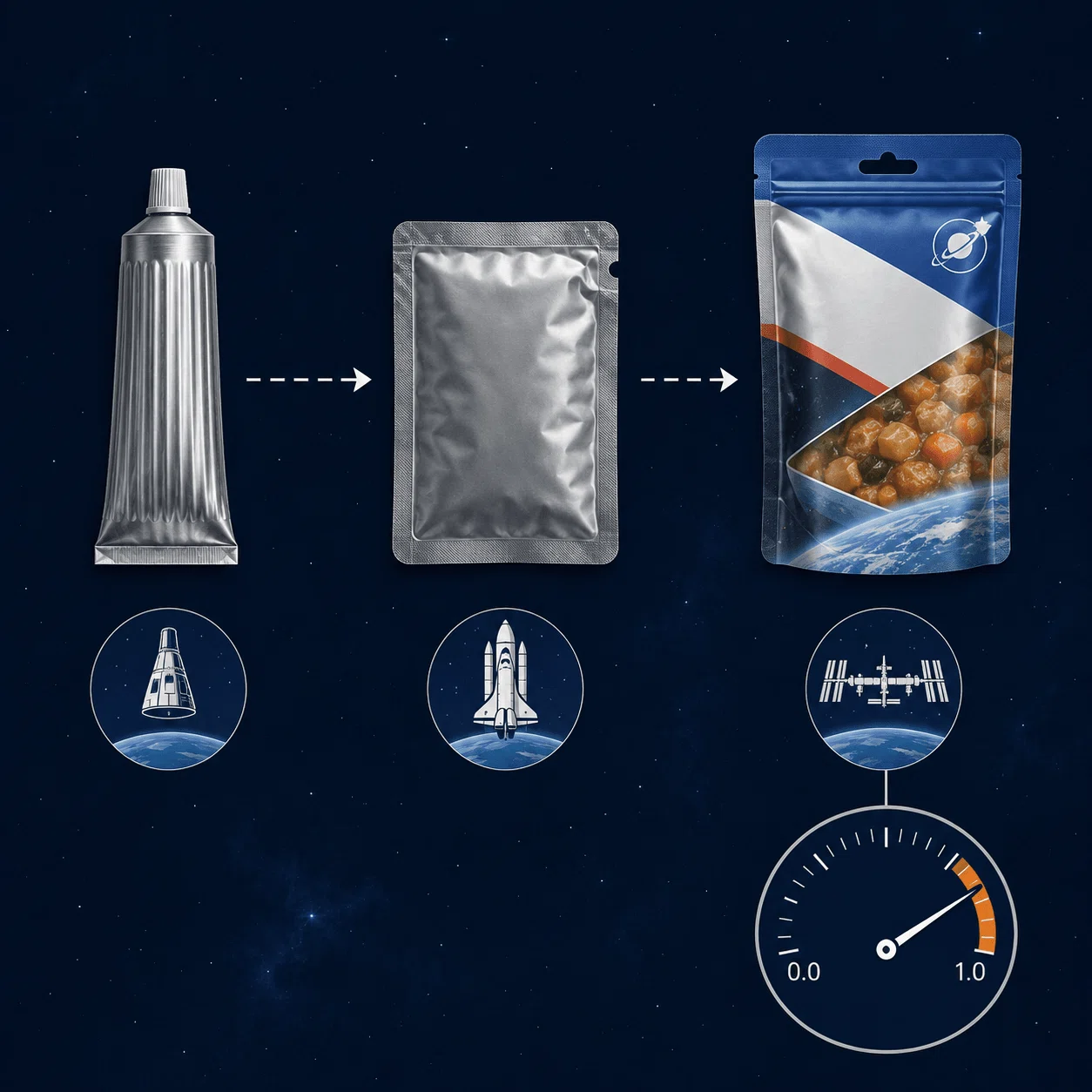 なぜ宇宙食は「チューブ」から「レトルト」へ進んだのか？水分活性と
