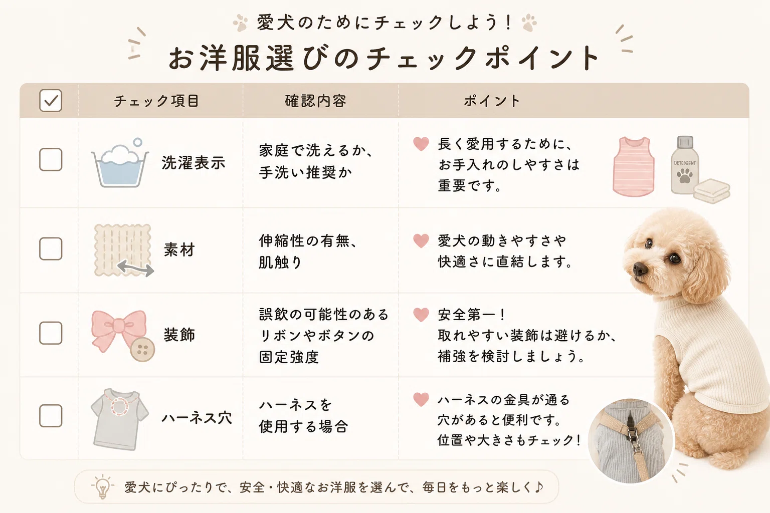 mon chéri犬服のサイズ感と口コミ｜失敗しない選び方＆洗濯方法まとめ