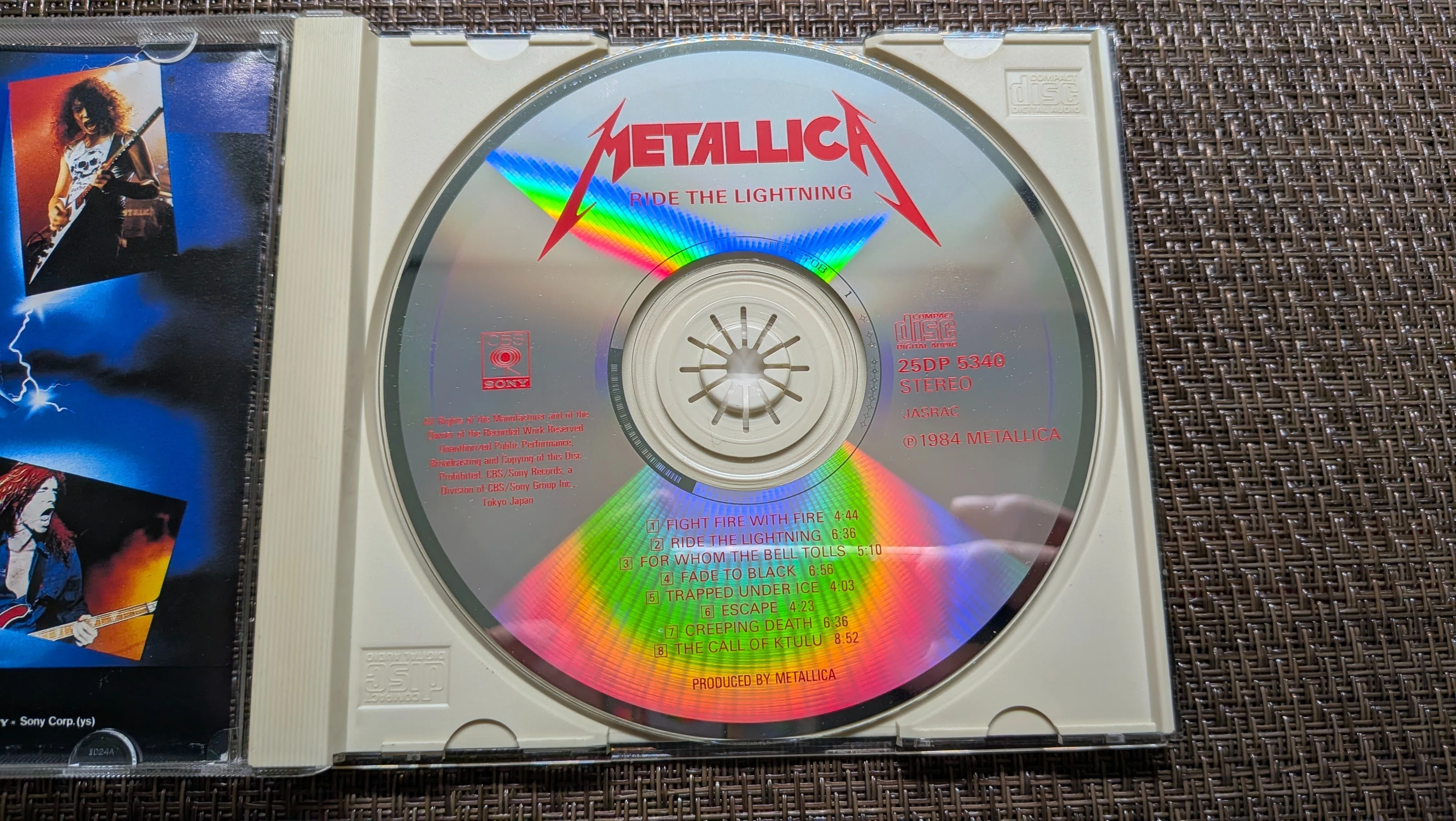 音圧競争への反逆。『METALLICA』メタリカ『Ride the Lightning』は