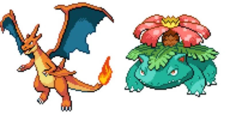 ポケモン リザードン カメックス フシギバナイラスト リザードン