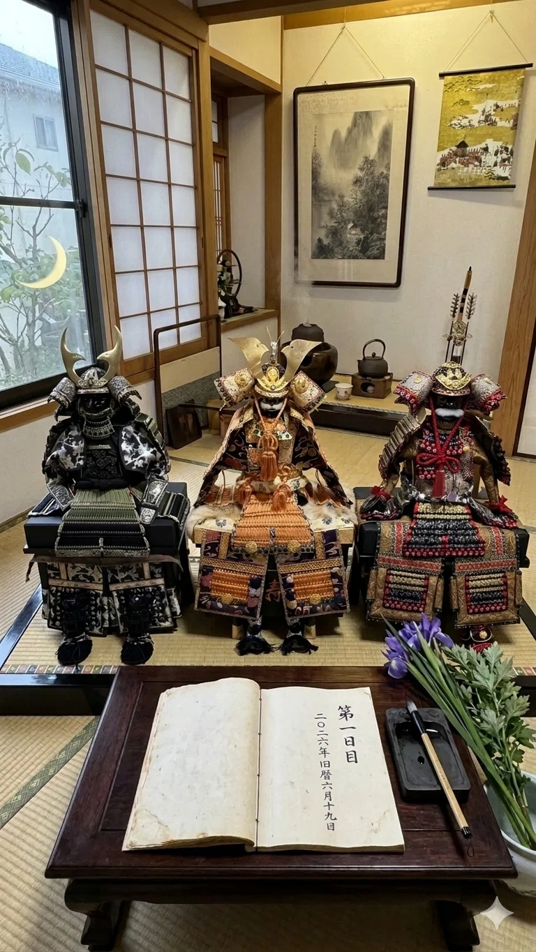 季節外SALE 端午の節句 サムライカブト 旧暦の端午の節句まで、鎧兜とお茶のある暮らし｜みっちゃん