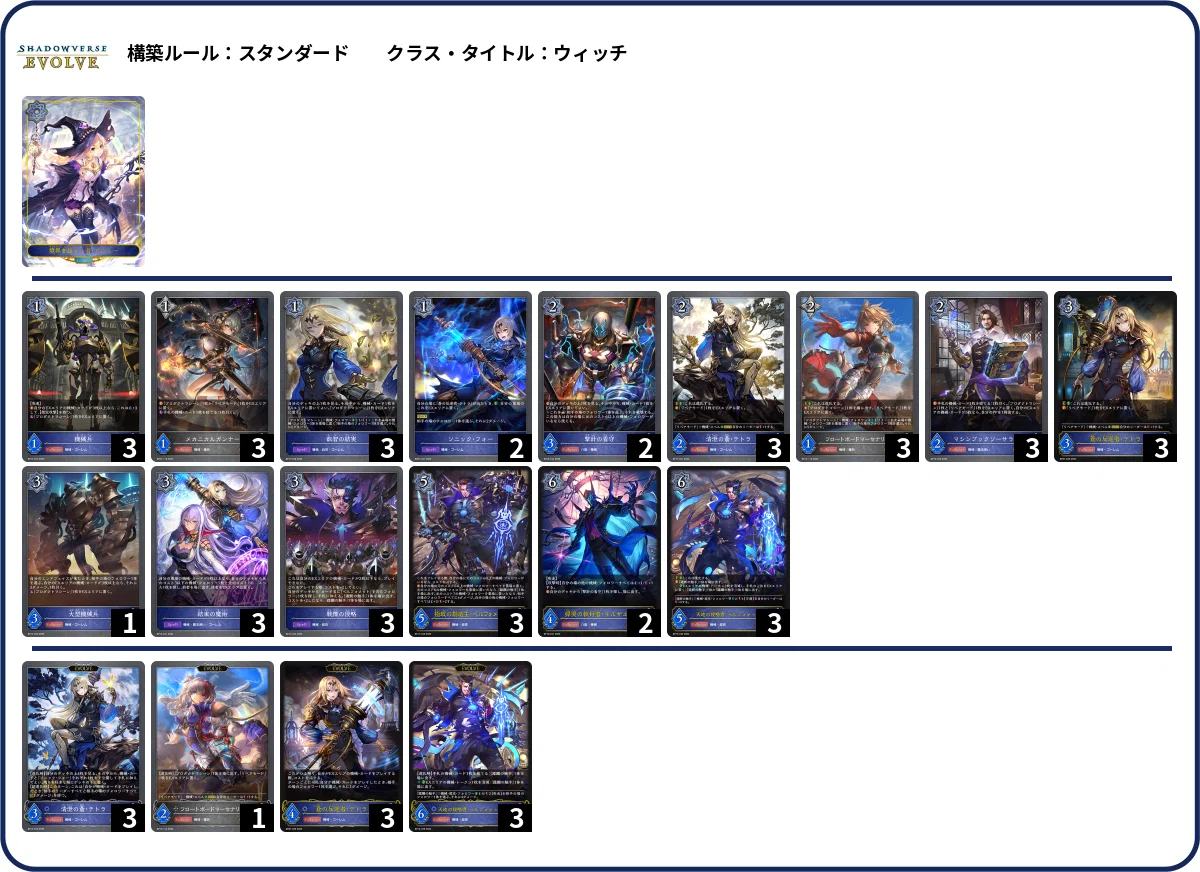 シャドウバースエボルヴ】第19弾「天魔八虐」CS環境（26/04/13~26/05