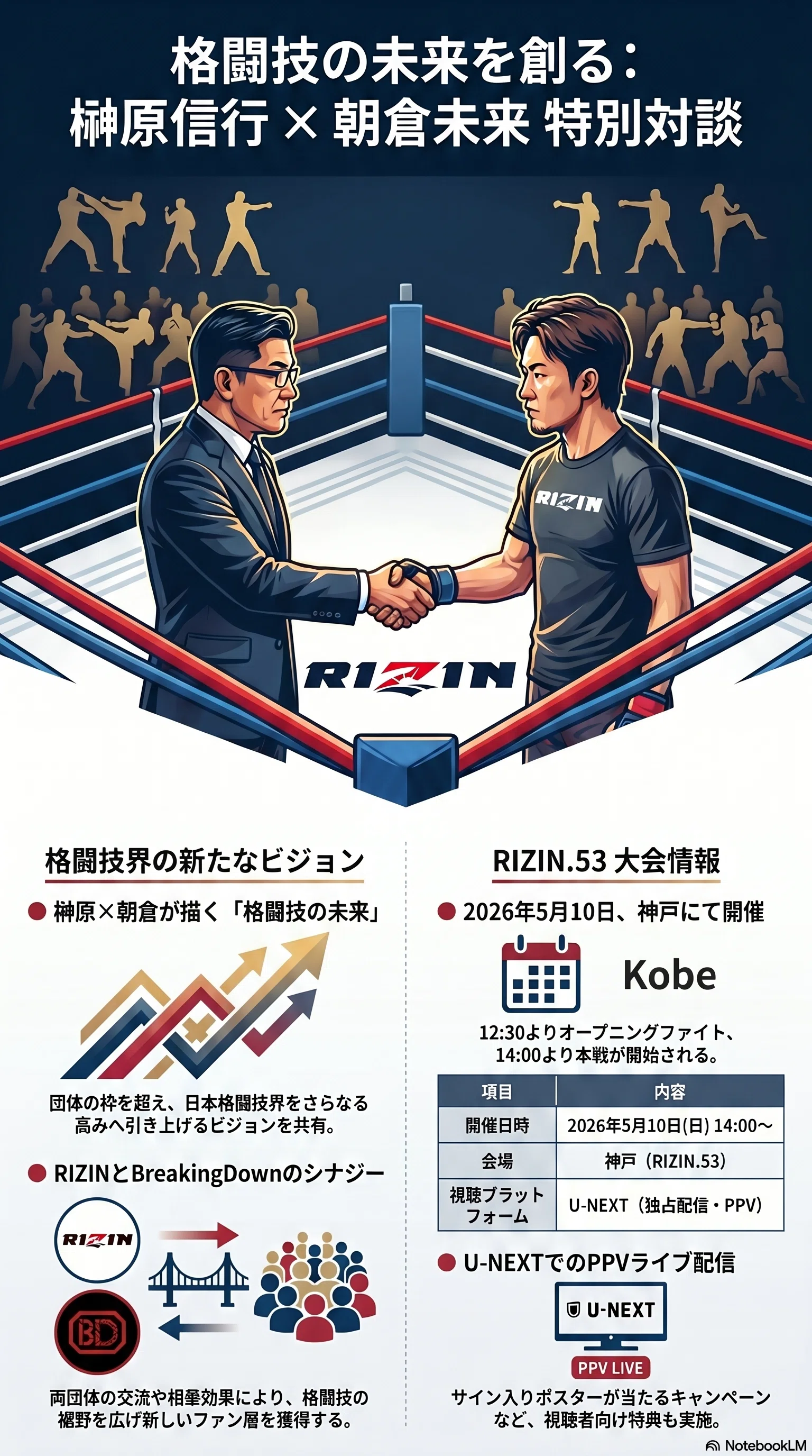 56分お得】榊原社長×朝倉未来が語る！格闘技界の未来とRIZIN.53の裏側